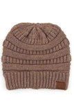 C.C Soft Yarn Knit Beanie Hat