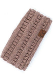 C.C Solid Ribbed Headwrap