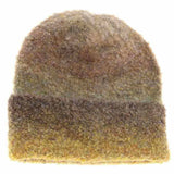 Women's Multi-colored Slouchy Mohair Cuffed C.C Beanie