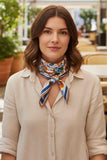Vibrant Floral and Geometric Pattern Bandana Scar
