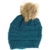 Fur Pom C.C Beanie