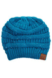 C.C Sequin Knitted Soft Beanie
