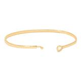 Basketball Mom Brass Thin Metal Hook Bracelet
