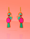 Toucan Hoop Earrings Vibrant