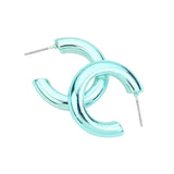 Colored Hoop Earrings