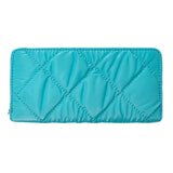 Shiny Faux Leather Padded Wallet with Wristlet