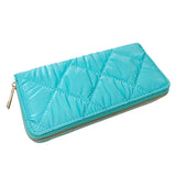 Shiny Faux Leather Padded Wallet with Wristlet