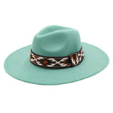 Tribal Band Panama Hat