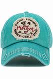 AS A MOTHER Vintage Ball Cap