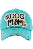 DOG MOM VINTAGE BASEBALL CAP