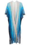 Two Tone Lurex Kimono