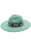 Tribal Band Panama Hat