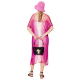 Two Tone Lurex Kimono Poncho