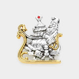 Metal Santa Claus Pin Brooch Pendant