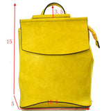 Vegan Long-lasting Faux Leather Backpack Convertible Bag