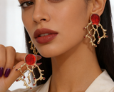 Beach Vacation Coral Jewelry Set