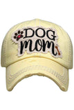 DOG MOM VINTAGE BASEBALL CAP
