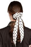 C.C POLKA DOT SASH SCRUNCHIES