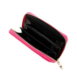 Diamond Patterned Solid Wallet
