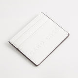 Textured Faux Leather Card Case Wallet