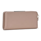 Faux Leather Zipper Wallet