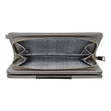 Faux Leather Zipper Wallet