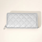 Quilted Faux Leather Long Wallet