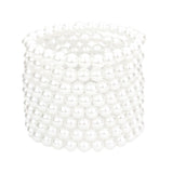 8PCS Pearl Stack Stretch Bracelets
