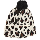 Baby Leopard Single Pom C.C Beanie