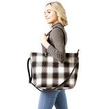 Buffalo Check Weekend Tote Bag