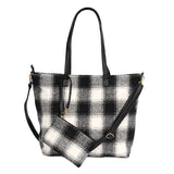 Buffalo Check Weekend Tote Bag