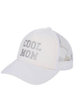 C.C Cool Mom Rhinestones Trucker Cap
