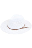 C.C HORSESHOE LACE KNITTING PANAMA HAT