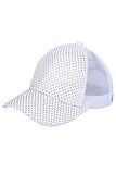 C.C Rhinestone Net Baseball Cap