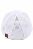 C.C Women's Sunshine & Lake Time Patch Ponytail Cap
