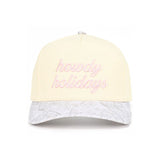 C.C HOWDY HOLIDAYS Letter Embroidered Christmas Theme Trucker Hat Baseball Cap