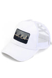 C.C Wild Patch Criss-Cross Pony Cap