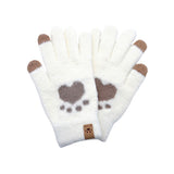 Cat Paw Pointed Smart Touch Gloves