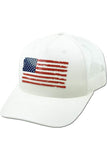 FLAG FLAT UV PRINT American Flag BASEBALL CAP