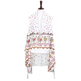 Flower Pattern Print Cover Up Vest