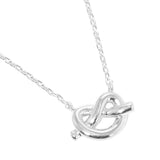 Gold Dipped Knotted Heart Pendant Necklace