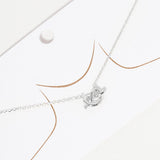 Gold Dipped Knotted Heart Pendant Necklace