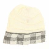 Buffalo Check Knit C.C Beanie
