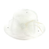Mesh Bow Dressy Hat