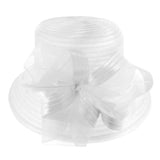 Mesh Bow Dressy Hat