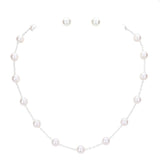 Metal Station Necklace