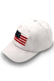 C.C American Flag Chenille Patch Baseball Cap
