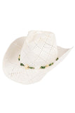 C.C Starfish and Bead Band Pattern Paper Cowboy Hat