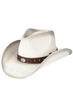 C.C Vegan Leather Trim Band Fancy Texture Cowboy