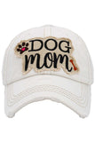 DOG MOM VINTAGE BASEBALL CAP